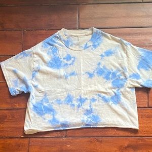 Tie Dye Oversized Crop Top